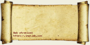 Una Nenadović vizit kartica